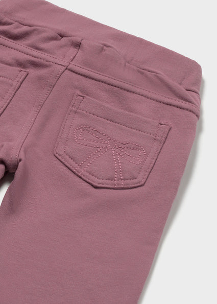 Mayoral Baby Fleece Lined Jeggings - Violet