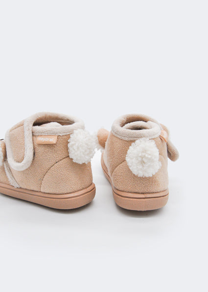 Mayoral Slippers - Beige Teddy Bear