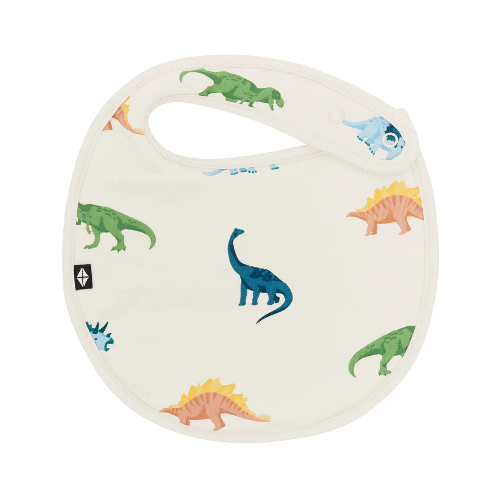 Kyte Baby Cushy Bib - Ecru Roar