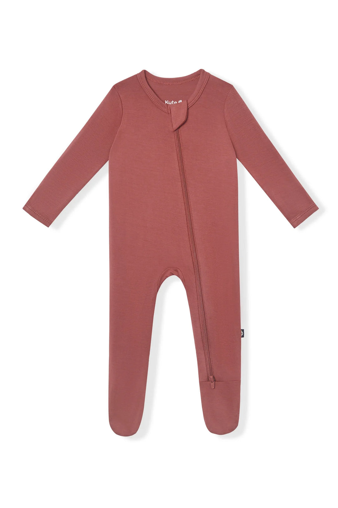 Kyte Baby Zippered Footie - Ember