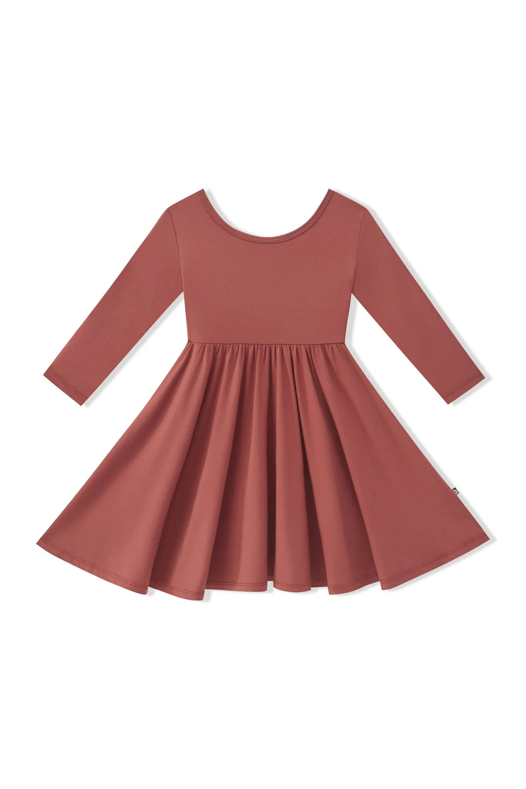 Kyte Baby Long Sleeve Twirl Dress - Ember