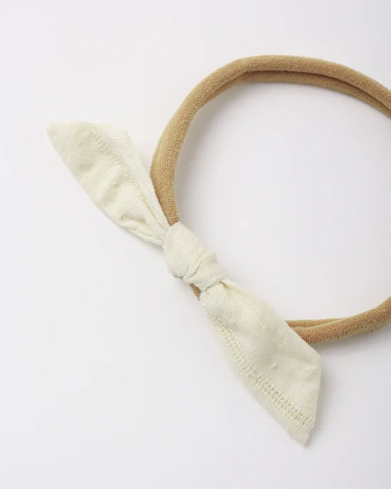 Rylee and Cru Little Knot Headband - Ivory