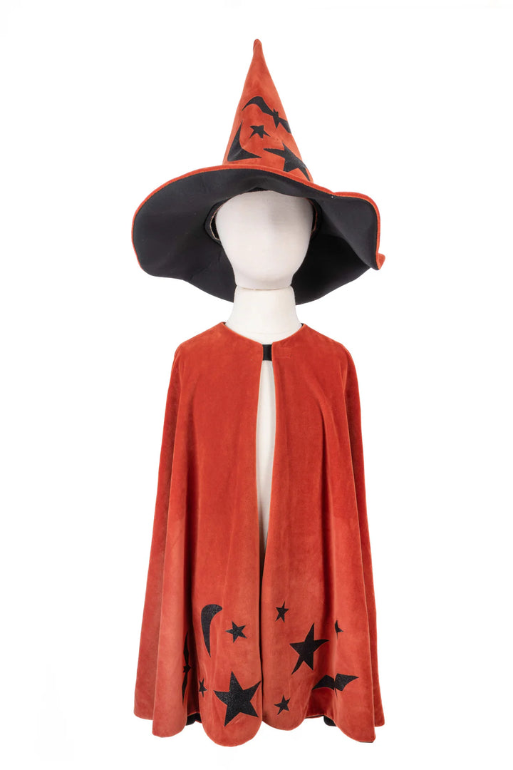 Great Pretenders Autumn Embers Wizard Cape and Hat Set