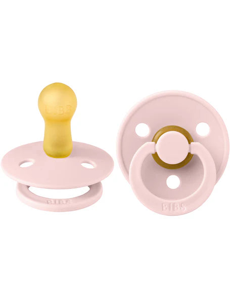 BIBS Round Colour Pacifiers - Size 2 (6-18m)