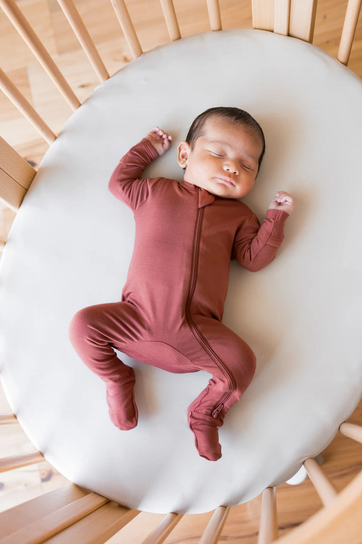 Kyte Baby Zippered Footie - Ember