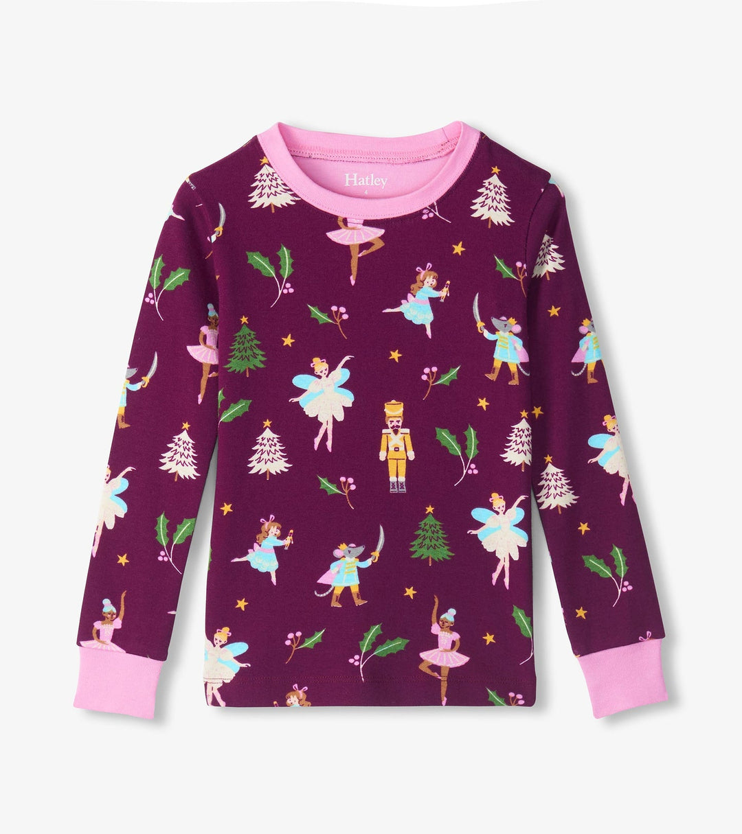 Hatley Cotton Rib Pajama Set - Nutcracker