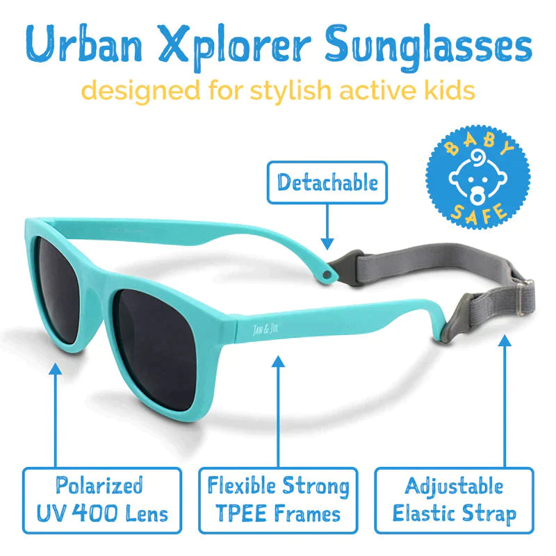 Jan &amp; Jul Kids Urban Xplorer Sunglasses - Teal
