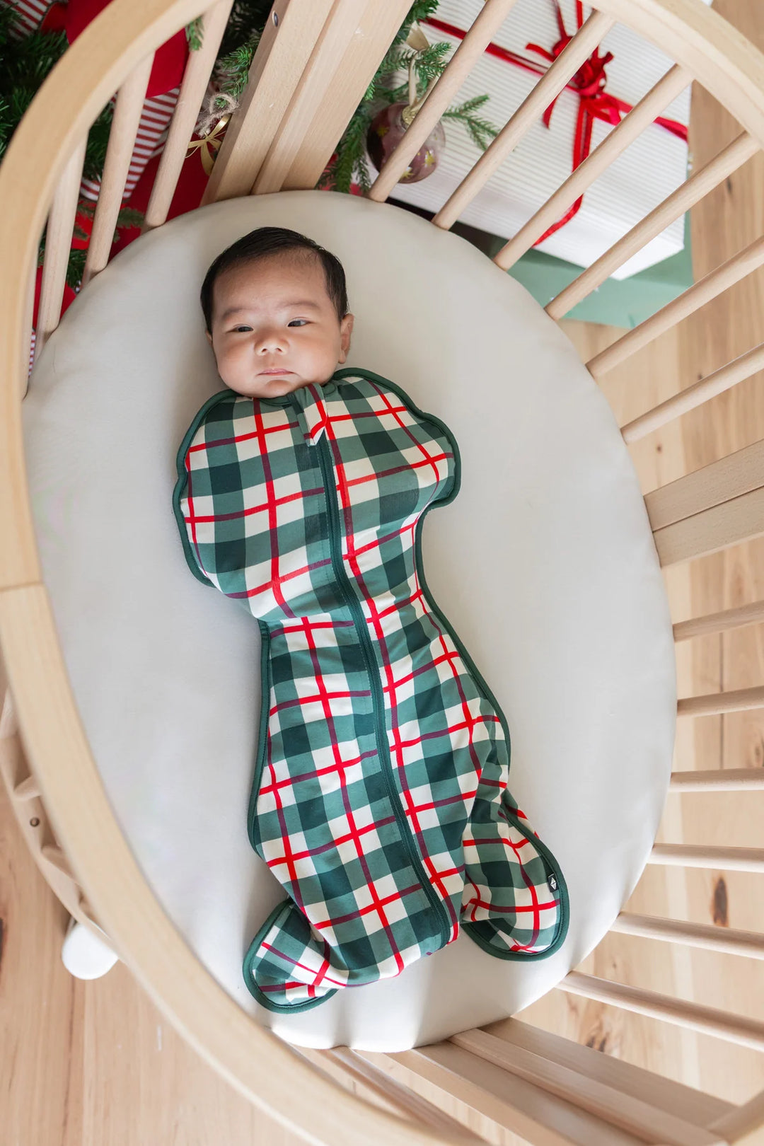 Kyte baby Swaddle Bag - Holiday Plaid