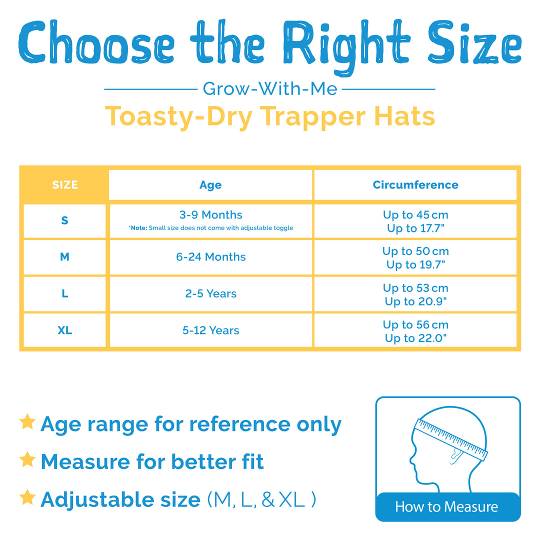 Jan &amp; Jul Toasty-Dry Trapper Winter Hat - Black
