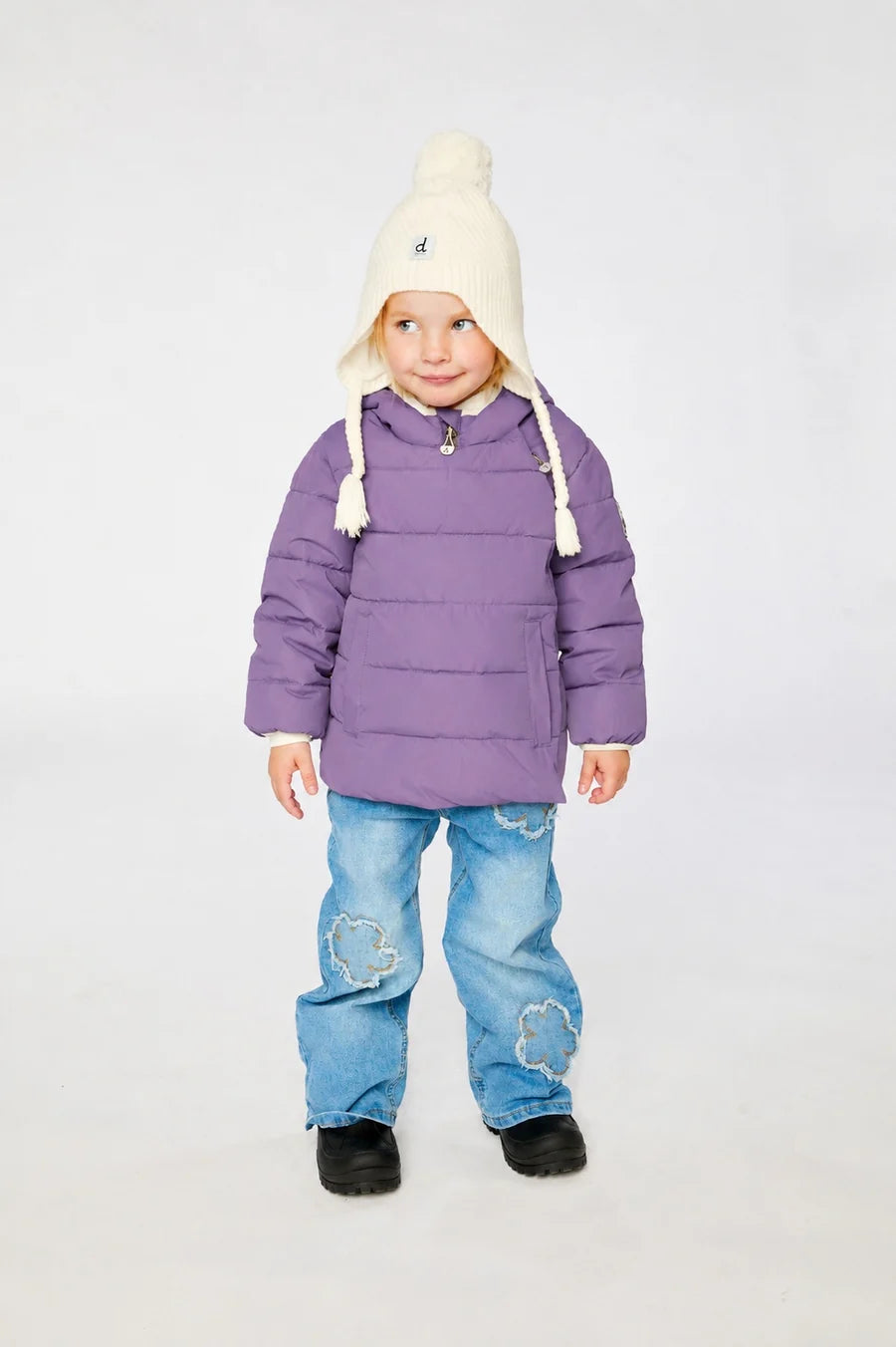 Deux Par Deux Winter Jacket Car Seat Adaptable - Purple Haze/Violet