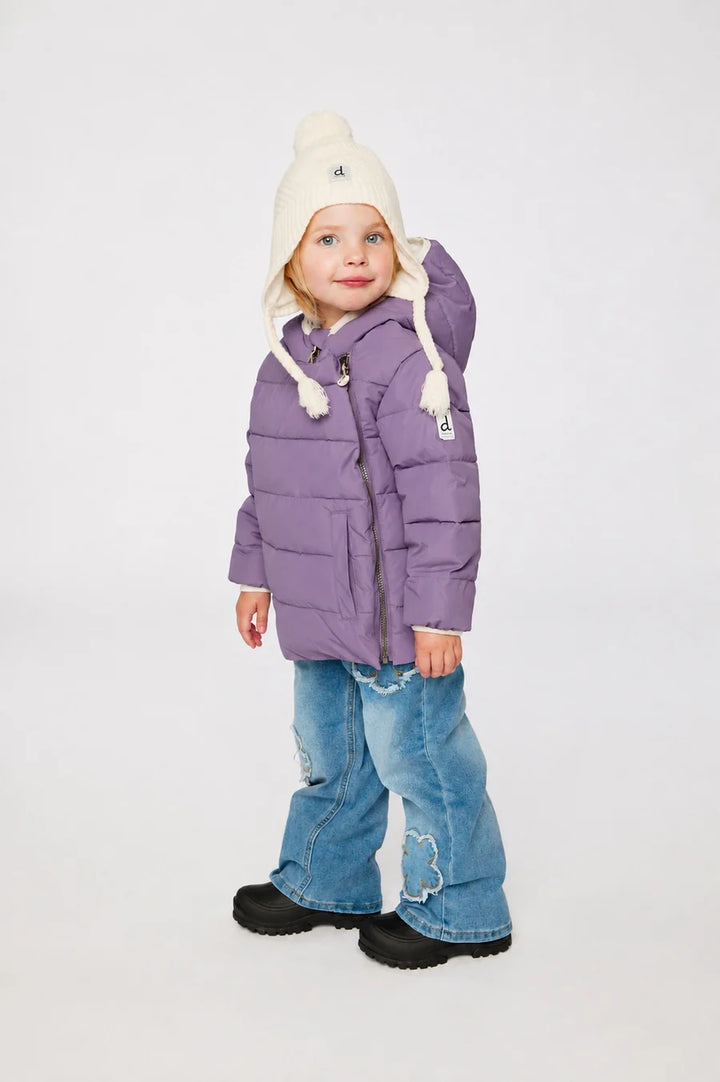 Deux Par Deux Winter Jacket Car Seat Adaptable - Purple Haze/Violet