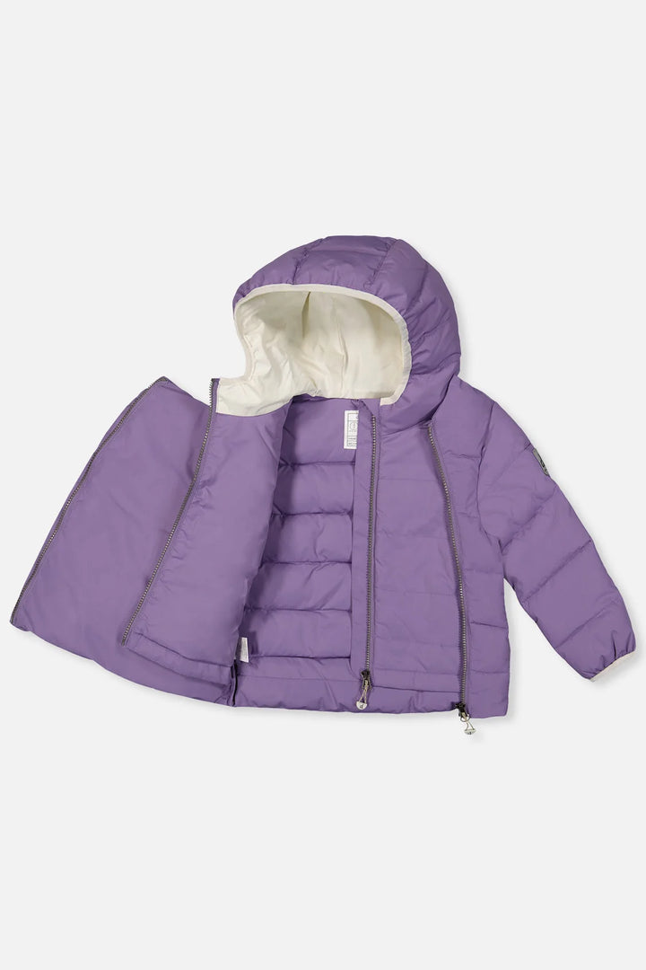 Deux Par Deux Winter Jacket Car Seat Adaptable - Purple Haze/Violet