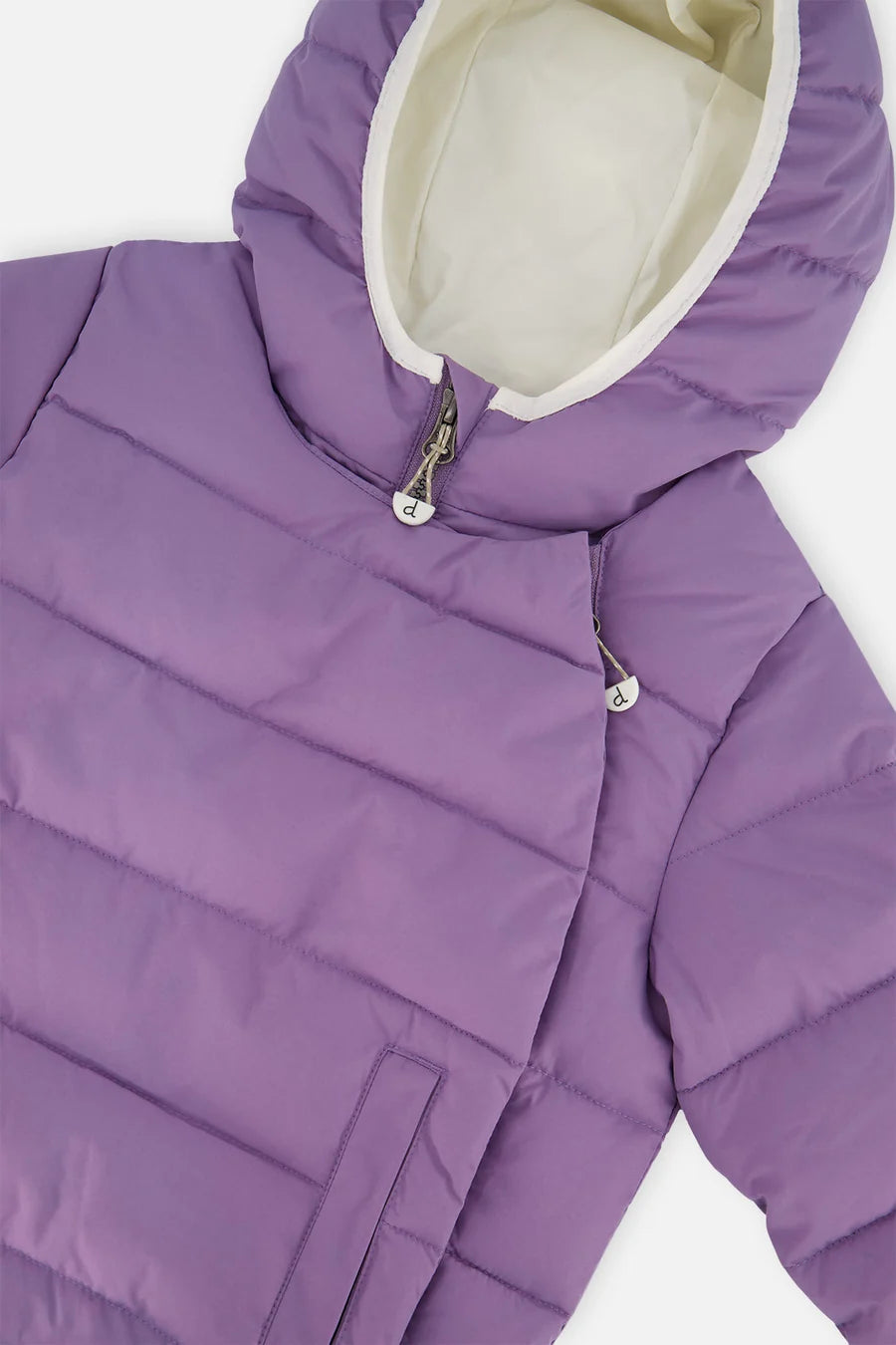 Deux Par Deux Winter Jacket Car Seat Adaptable - Purple Haze/Violet
