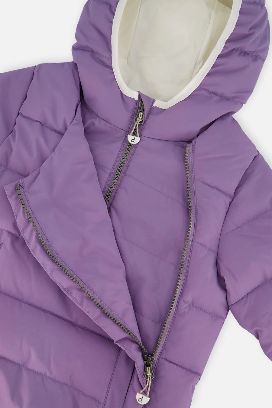 Deux Par Deux Winter Jacket Car Seat Adaptable - Purple Haze/Violet