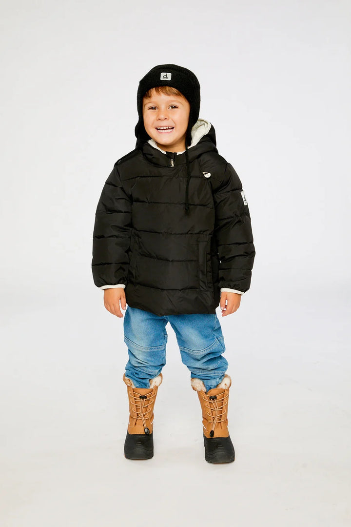 Deux Par Deux Winter Jacket Car Seat Adaptable - Black