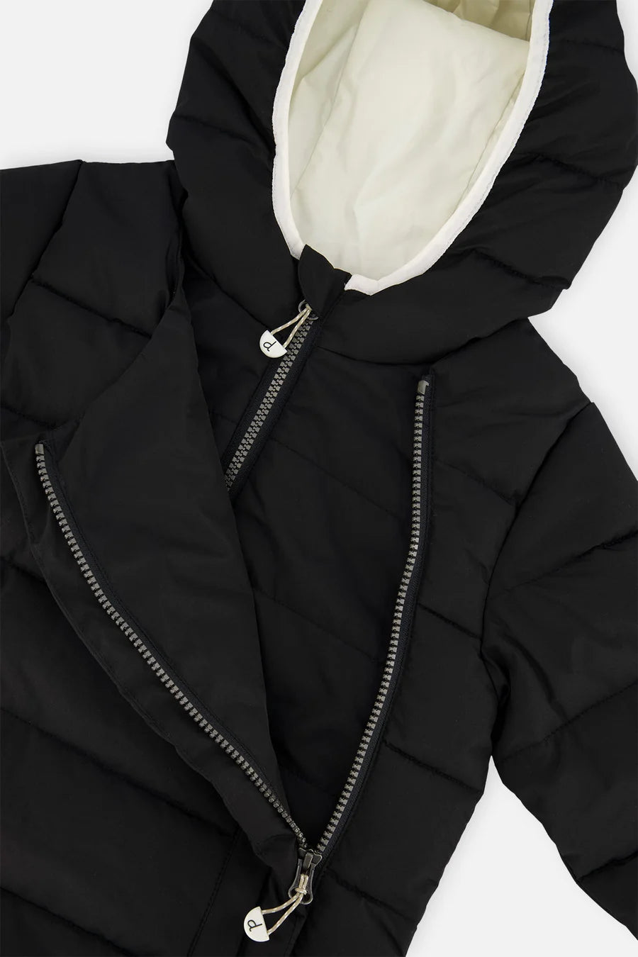 Deux Par Deux Winter Jacket Car Seat Adaptable - Black