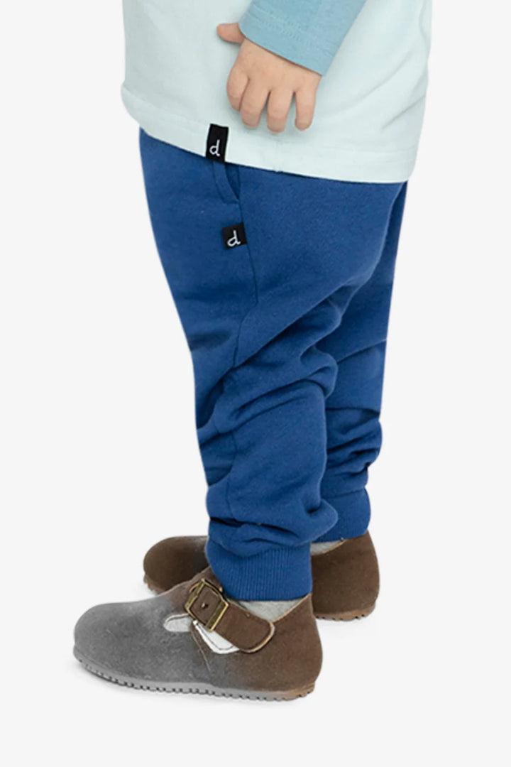 Deux Par Deux Fleece Sweatpants - True Navy