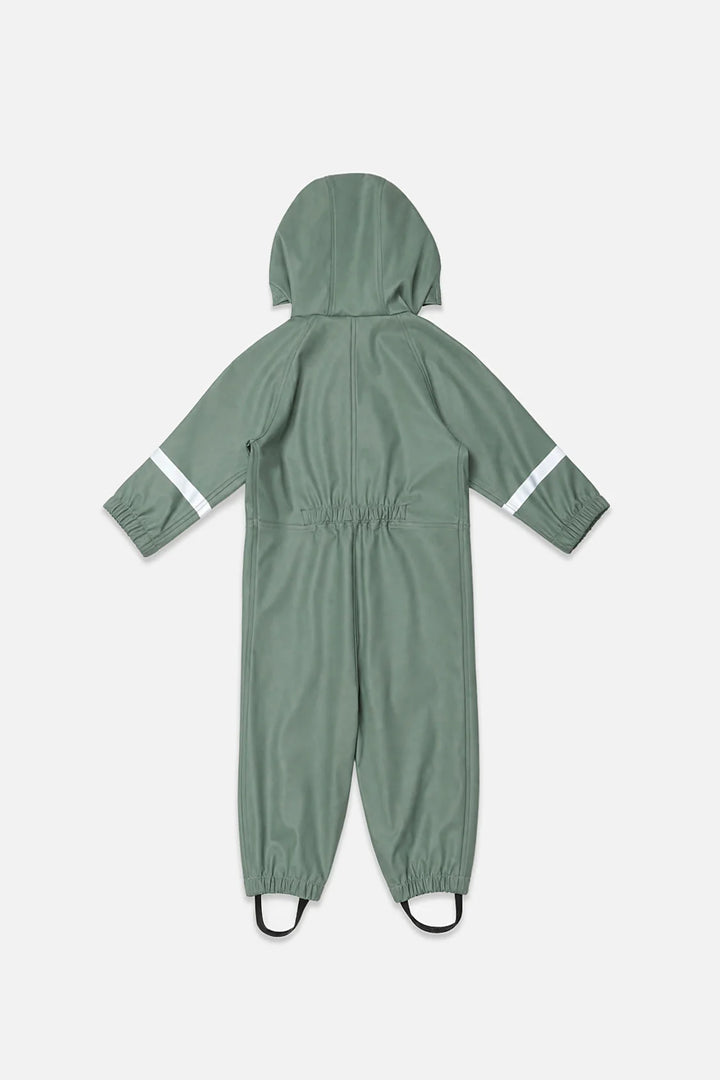Deux Par Deux Baby Rain Suit - Sage Green