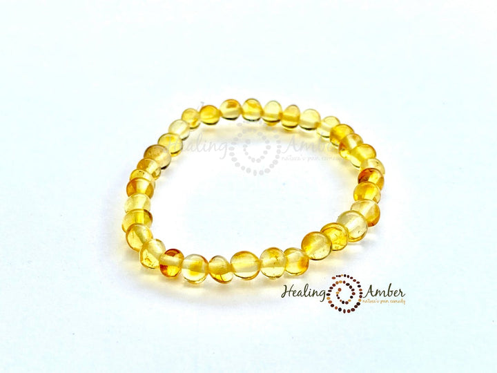 Baltic Amber Bracelet/Anklet Bracelet -7.5"