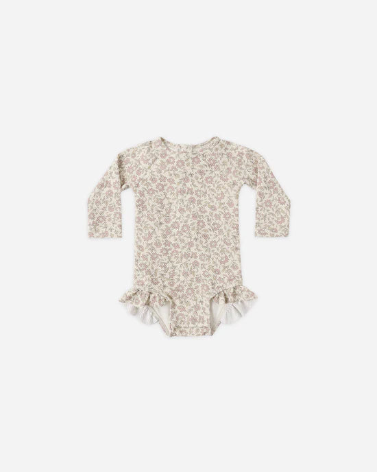 Quincy Mae Olivia One-Piece Rashguard - Dahlia