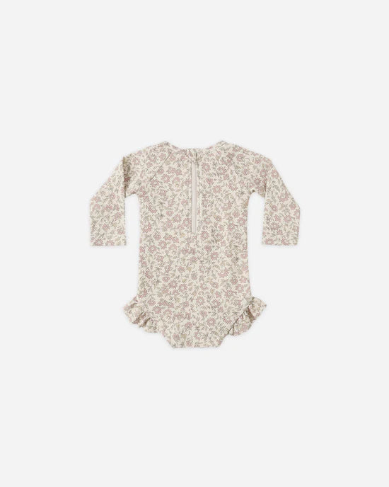 Quincy Mae Olivia One-Piece Rashguard - Dahlia