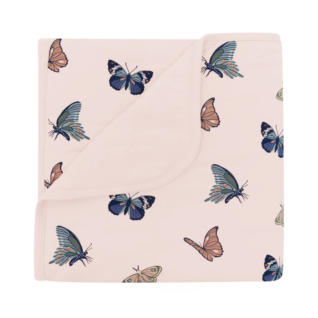 Kyte Baby Baby Blanket - Blush Butterfly
