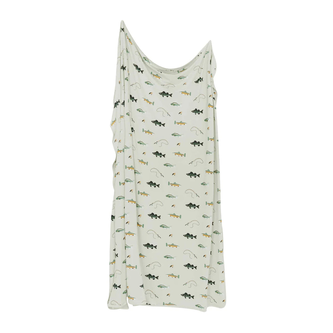 Kyte Baby Swaddle Blanket - Fishing