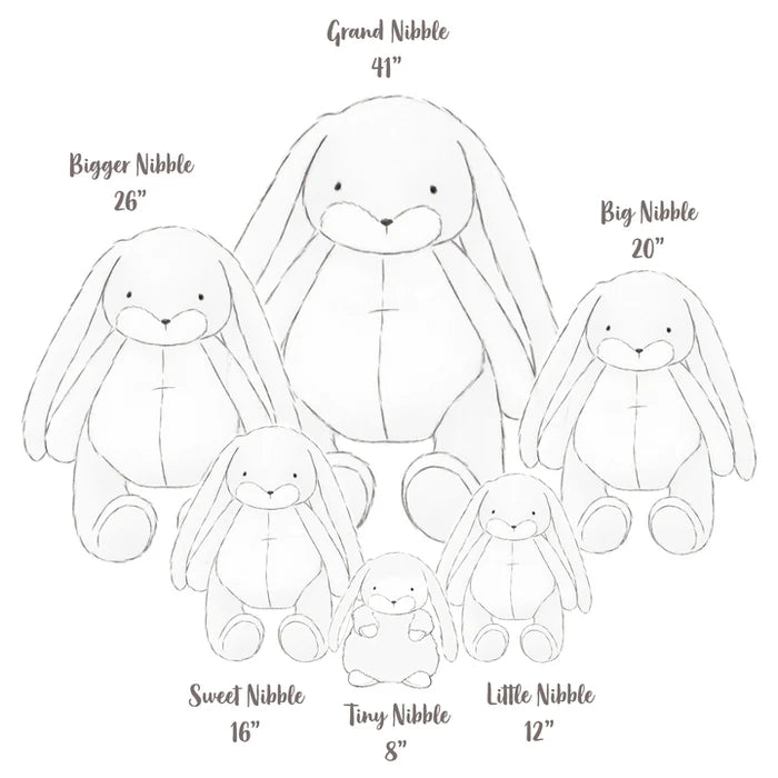 Bunnies by the Bay - Sweet Nibble Bunny - Gray 16"