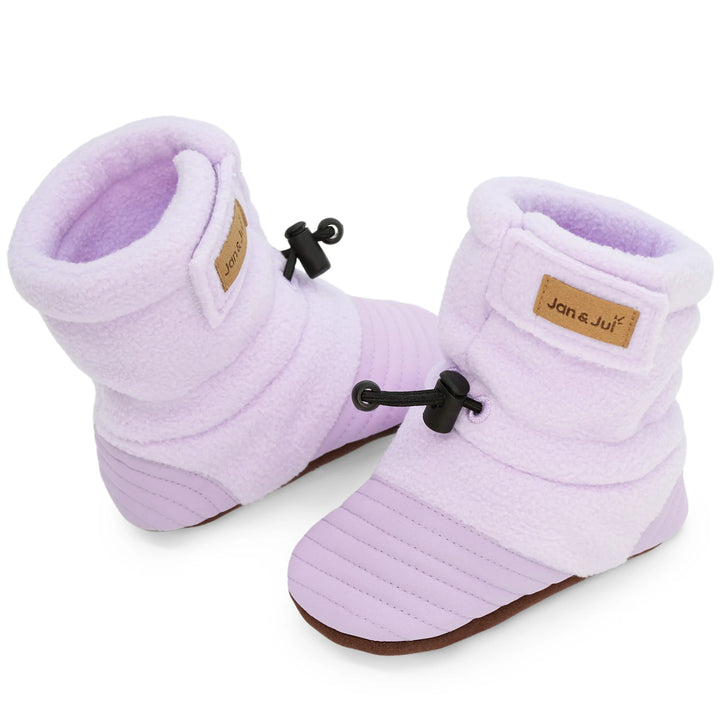Jan &amp; Jul Stay-Put Cozy Booties - Lavender