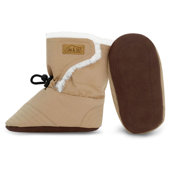 Jan &amp; Jul Stay-Put Winter Booties - Soft Brown