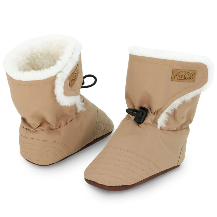 Jan &amp; Jul Stay-Put Winter Booties - Soft Brown