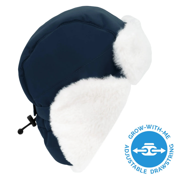 Jan &amp; Jul Toasty-Dry Trapper Winter Hat - Dark Navy