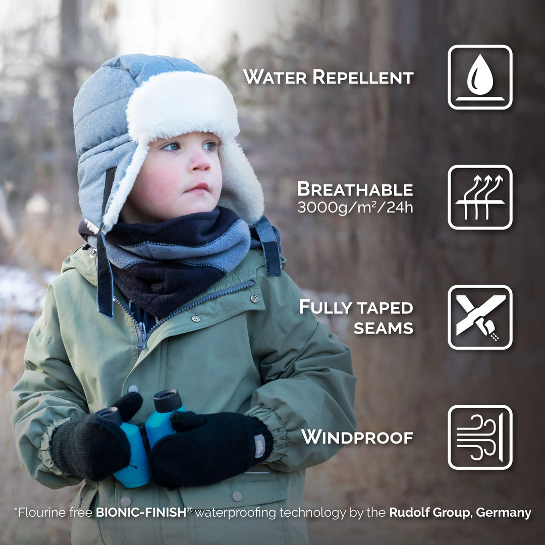 Jan &amp; Jul Toasty-Dry Trapper Winter Hat - Dark Navy