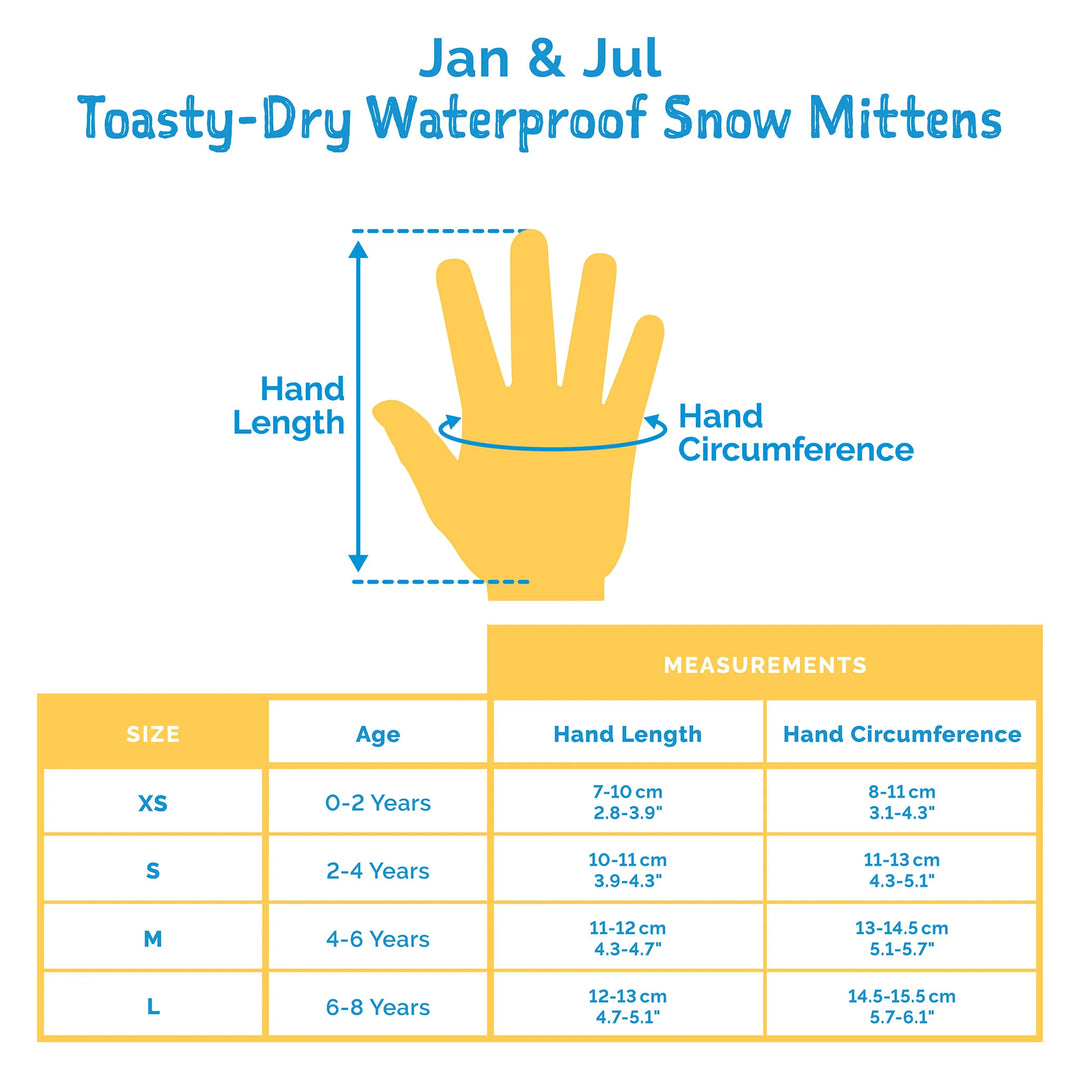 Jan &amp; Jul Toasty-Dry Waterproof Snow Mittens - Dark Navy