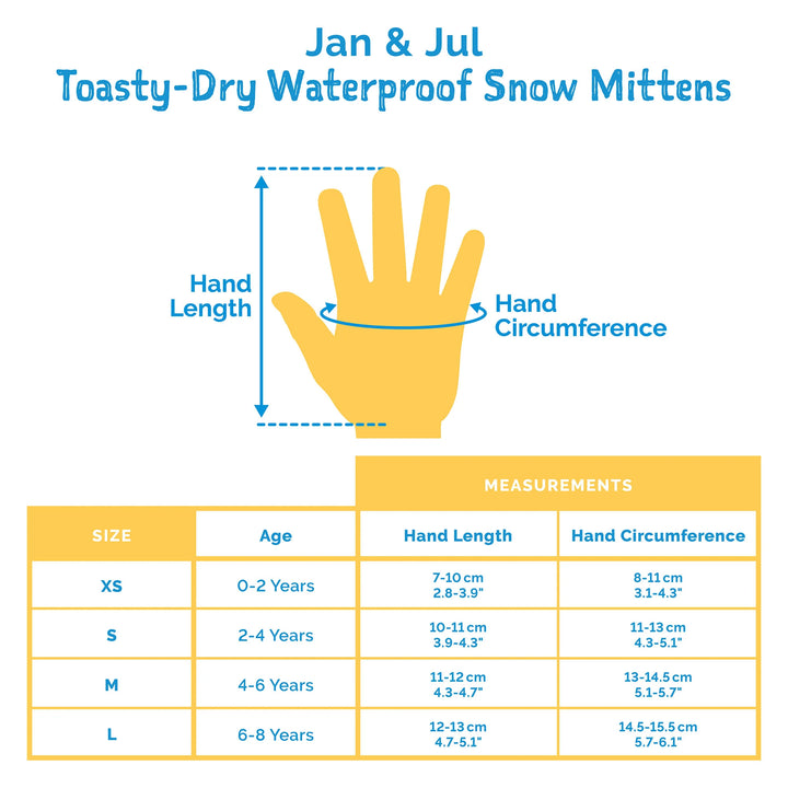 Jan &amp; Jul Toasty-Dry Waterproof Snow Mittens - Dark Navy