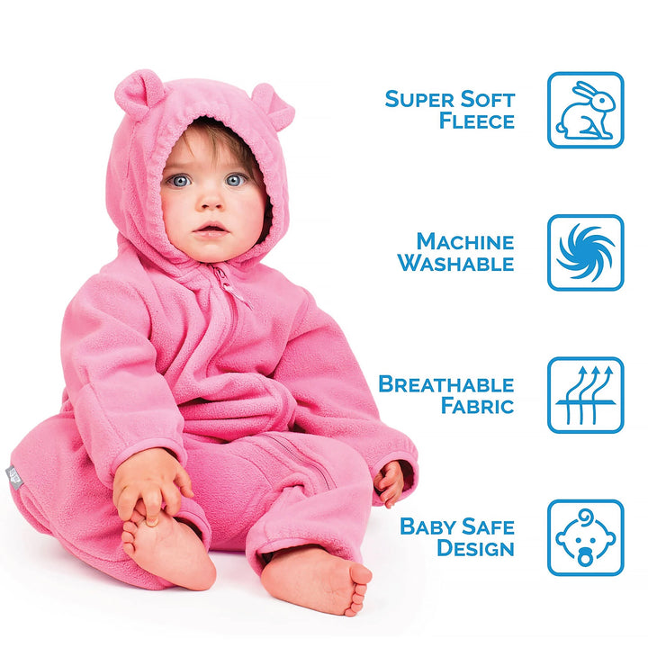 Jan &amp; Jul Fleece Suit - Brown Plaid
