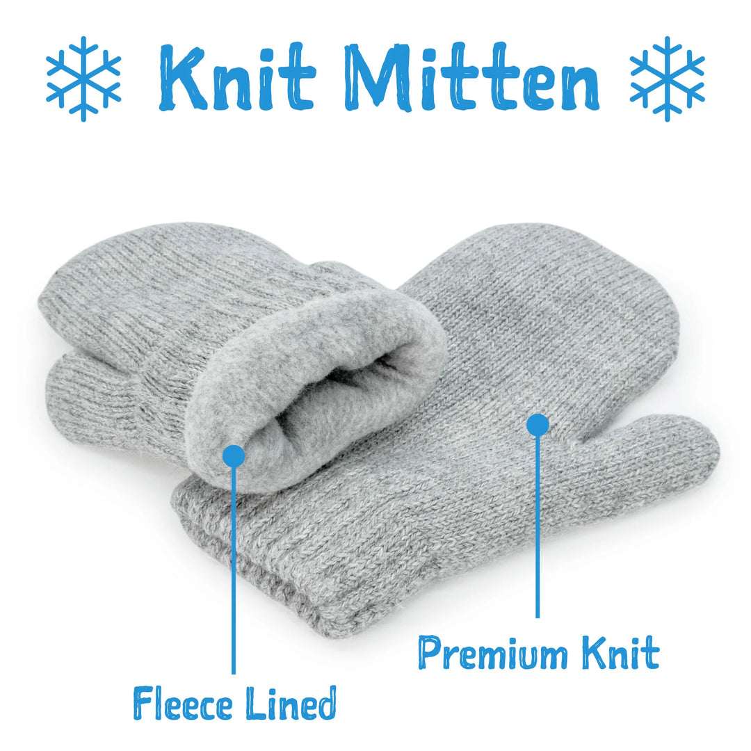 Jan &amp; Jul Knit Wi\nter Mittens - Jet Black