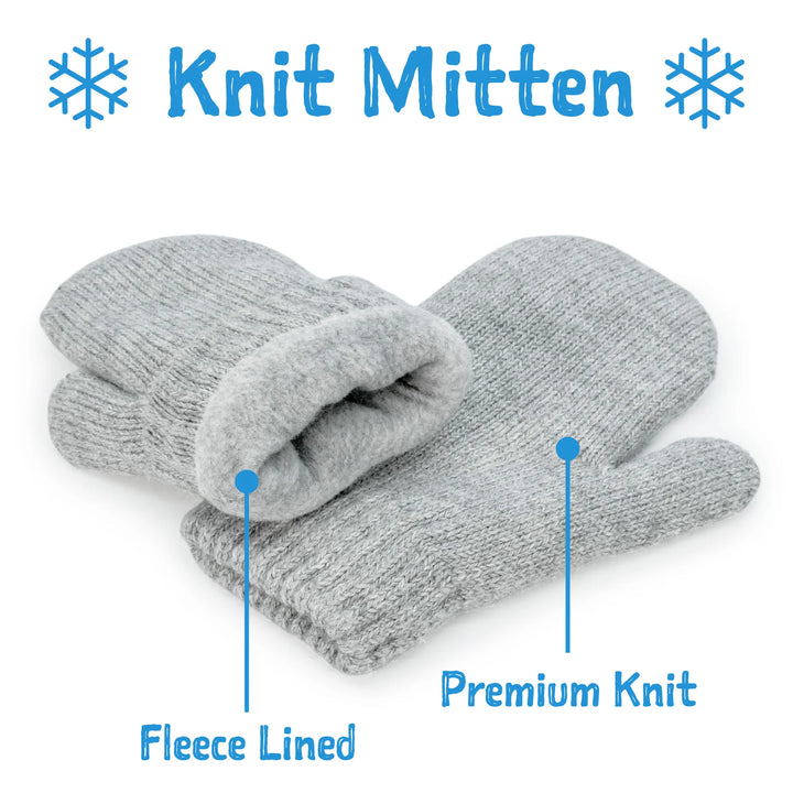 Jan &amp; Jul Knit Wi\nter Mittens - Jet Black