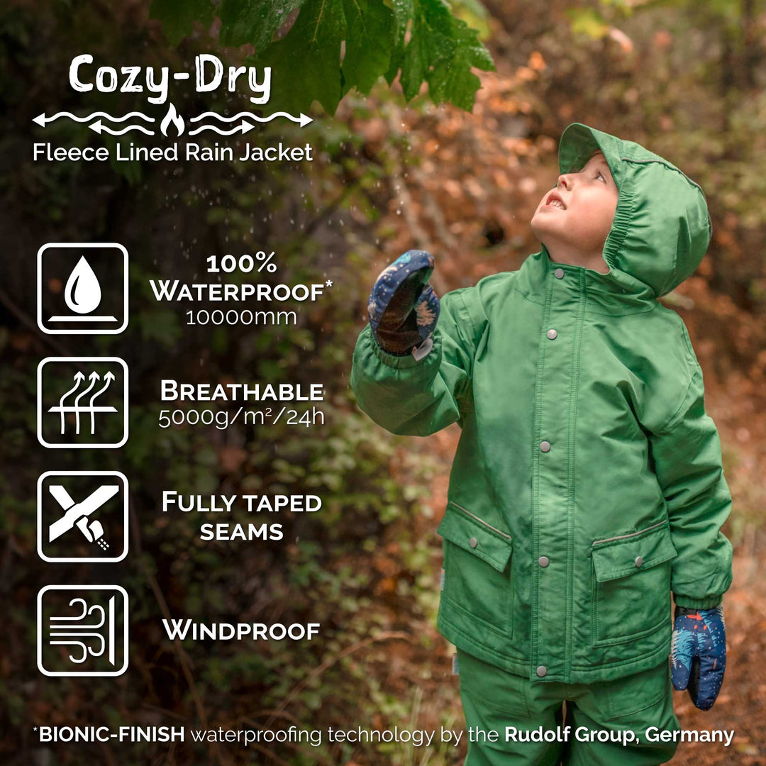 Jan &amp; Jul Cozy-Dry Rain Jacket - Apricot Flower