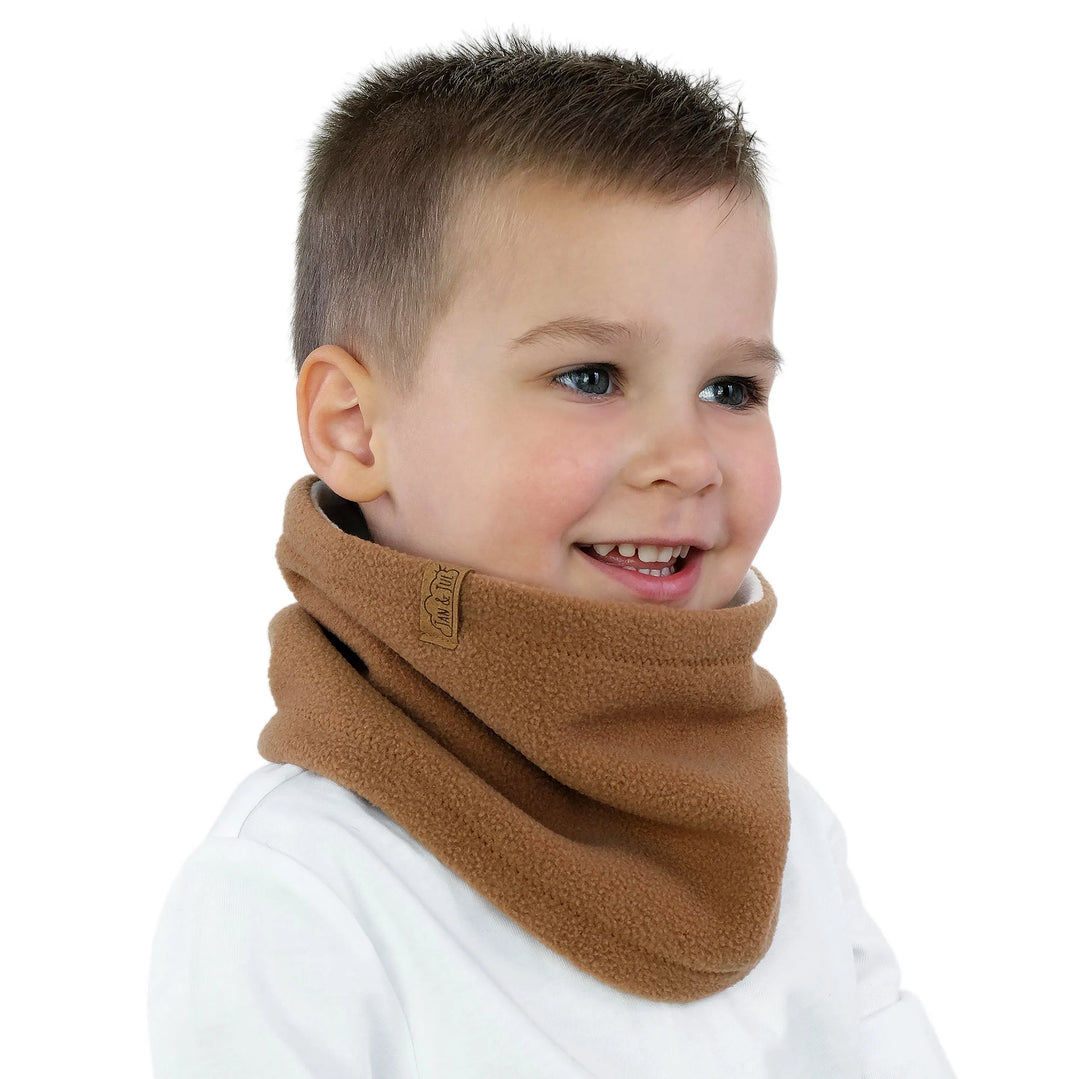Jan &amp; Jul Fleece Neck Warmer - Brown Bear