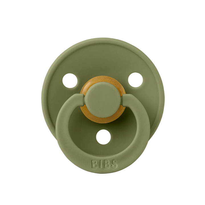 BIBS Round Colour Pacifiers - Size 2 (6-18m)