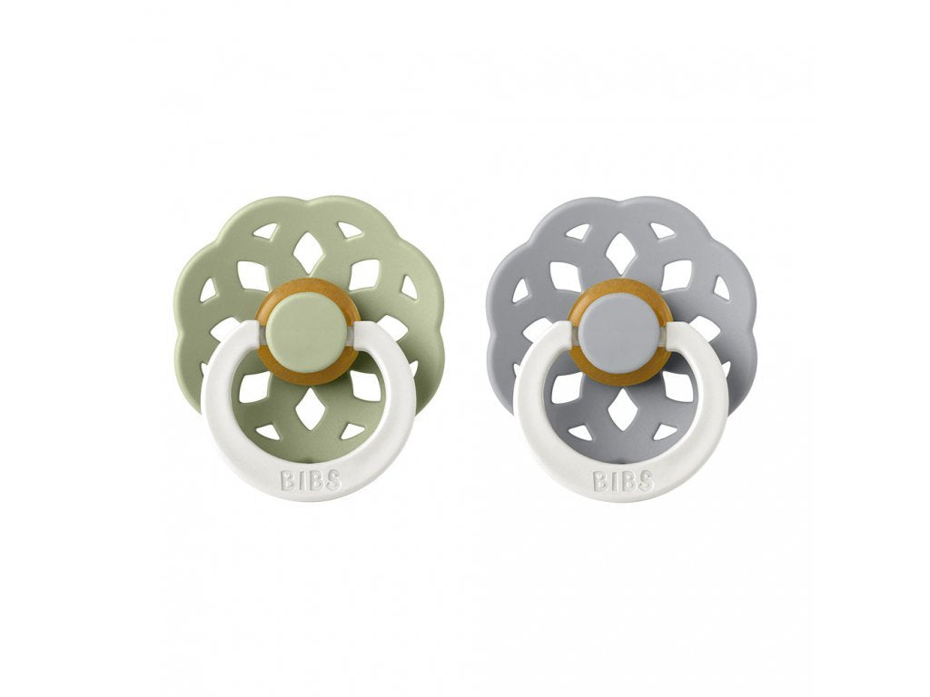BIBS Round Boheme Pacifier - Size 2 (6-18m)