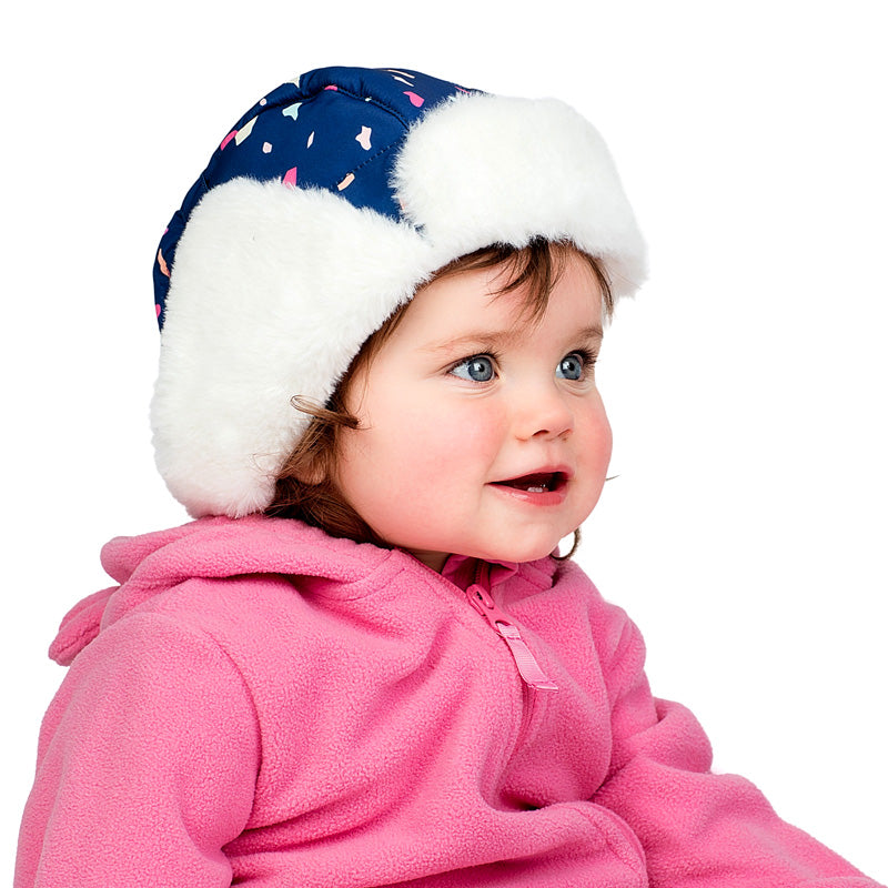 Jan &amp; Jul Toasty-Dry Trapper Winter Hat - Nebula Blue