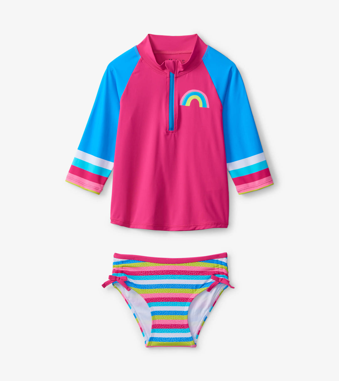 Hatley Rashguard Set - Rainbow Stripe